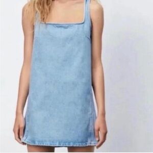 ZARA Light Blue Denim Dress